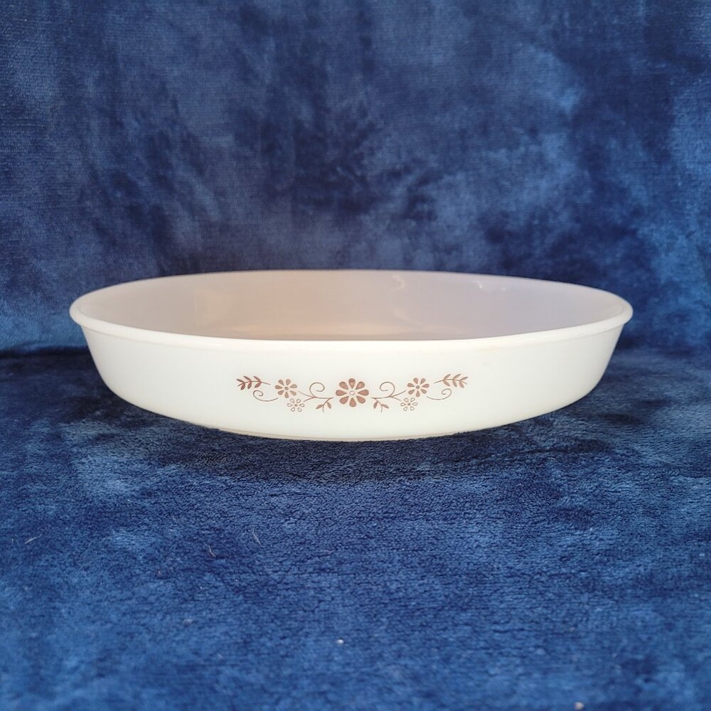 Dynaware Pyr-o-Rey Termocrisa Brown Daisy Ovenware Casserole Dish